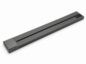 Szyna zasilająca z włącznikiem do gniazd przesuwnych Velora 60cm szara