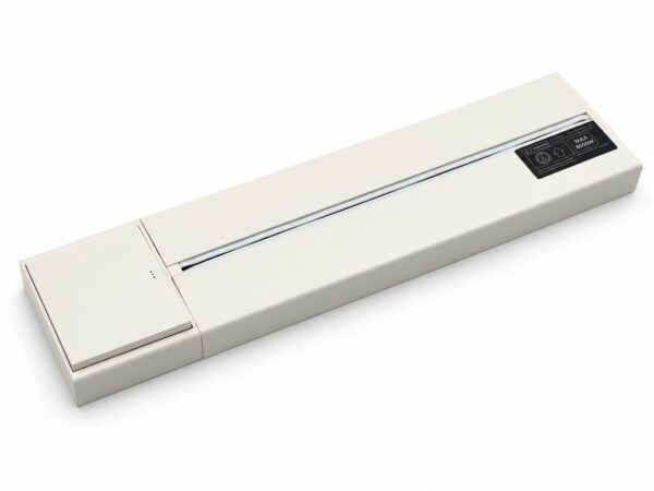 Szyna zasilająca z włącznikiem do gniazd przesuwnych Velora 30cm biała