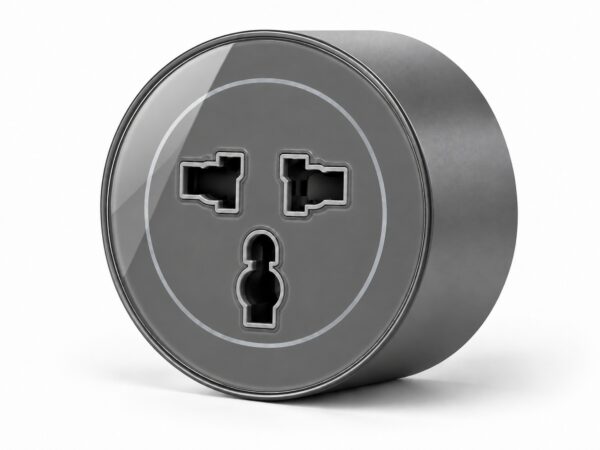 6d3ec8ce4937e60a58881ecf89b1ccf1 Gniazdo szynowe 230V Uni 3w1 przesuwne szklane Velora szare
