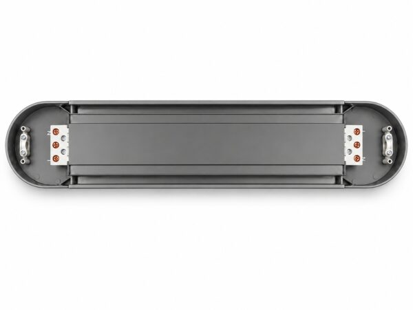 Szyna zasilająca do gniazd przesuwnych Velora Szkło 50cm szara