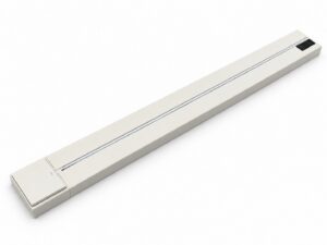 Szyna zasilająca z włącznikiem do gniazd przesuwnych Velora 100cm biała