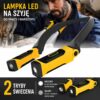 Lampka LED na szyję 5W z akumulatorem IP65 USB-C 2xLED 200lm 6000K Lampka LED na szyję 5W z akumulatorem IP65 USB-C 2xLED 200lm 6000K