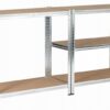 Regał Magazynowy Metalowy 180x90x40cm 2w1 do 875kg
