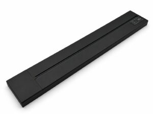db92e8523046ea05b32ef2db2ac5a895 Szyna zasilająca do gniazd przesuwnych Velora 60cm czarna