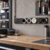Szyna zasilająca z włącznikiem do gniazd przesuwnych Velora 30cm biała